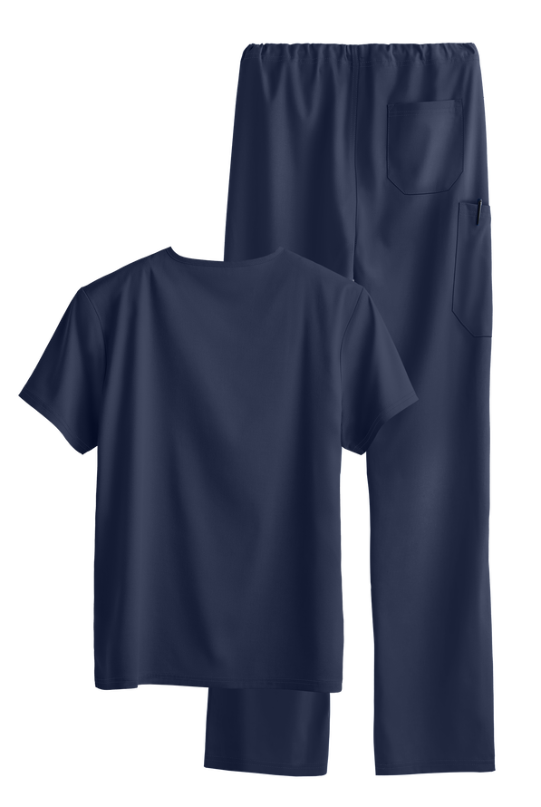 Maevn Matrix Basic Unisex 3-Pocket STRETCH V-Neck & Drawstring Pant Scrub Set